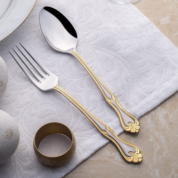 شنطة معالق تركى 89 قطعة – Nehir Lalezar Gold Matt