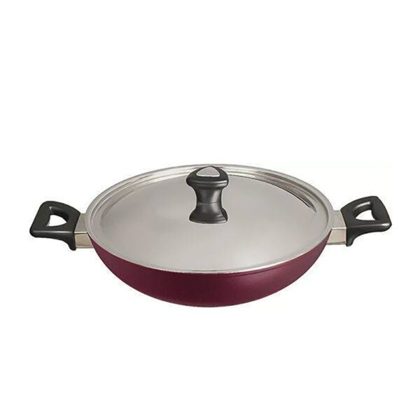 ووك ٢ يد تيفال مدور احمر مقاس 28 سم – سافلون