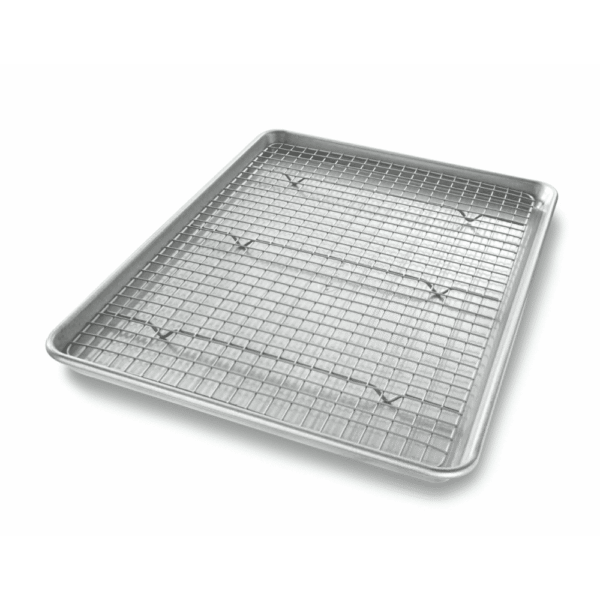 صينية خبز مسطحة وسط مع رف تبريد – USA Pan