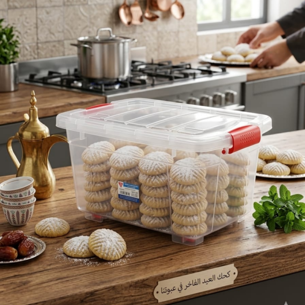 صندوق تخزين الكحك والبسكوت
