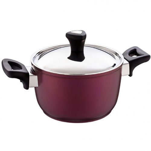 حلة تيفال مدور احمر مقاس 18 – سافلون