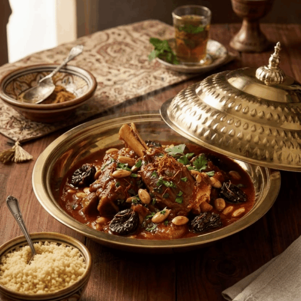 طبق تقديم (سيرفيس) ملكي بغطاء مزخرف – قطر 40 سم