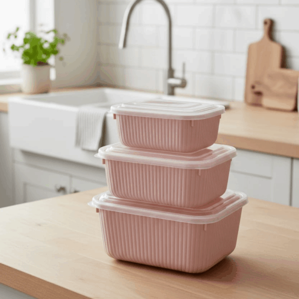 طقم علب ماستر لاين مستطيل – (الوطنية)