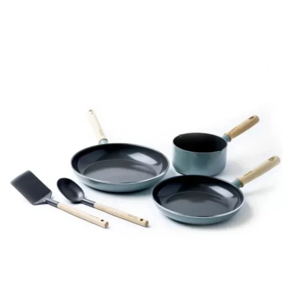 طقم أواني الطهي- green pan