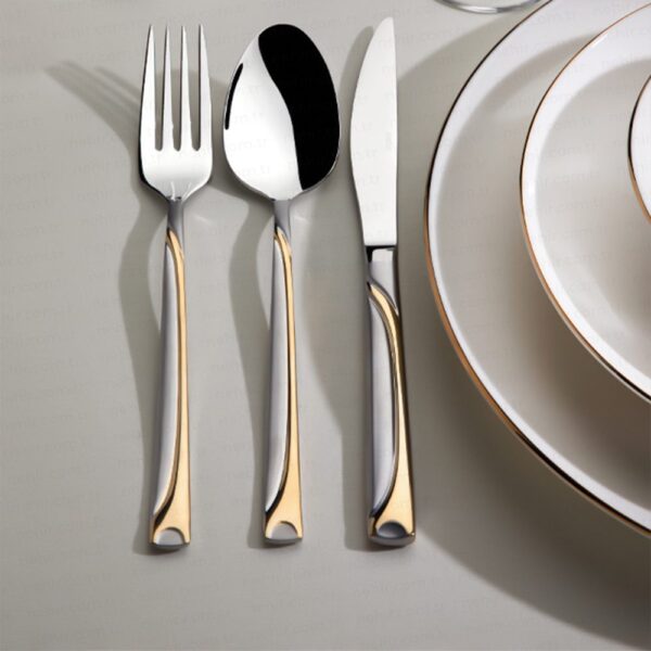 شنطة معالق تركى 89 قطعة – Nehir Fiesta Gold Matt