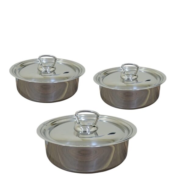 طقم ثلاجة استانلس 3قطعة