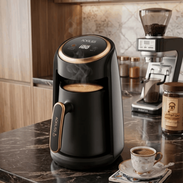 ماكينة تحضير القهوة بقوة 600 وات وسعة 300مللى – ACKILISS