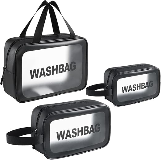 طقم شنط رحلات 3*1 وتر بروف مناسبة لتخزين الادوات الشخصية