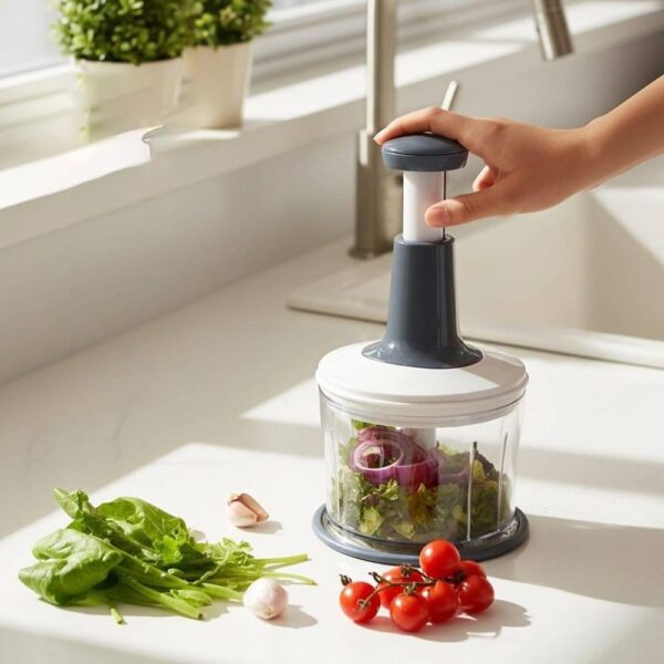 كبّة يدوية متعددة الاستخدامات لتقطيع وفرم الطعام بسهولة – EK4372