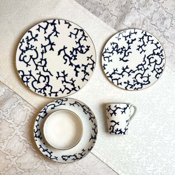 طقم عشاء 30 قطعه – Blue Bird