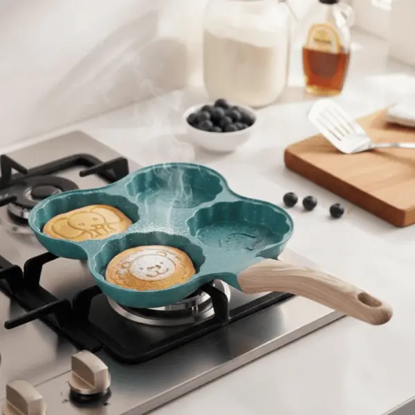 مقلاية بان كيك جرانيت سمايل بيد خشبى