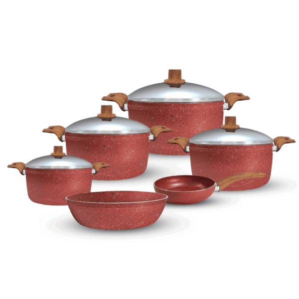 طقم حلل جرانيت 9ق -TRUEVAL(premium)