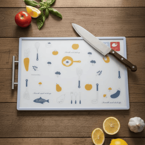 بلانشة تقطيع 2×1 بوجهين من الاستانلس و الاكريليك بمقبض