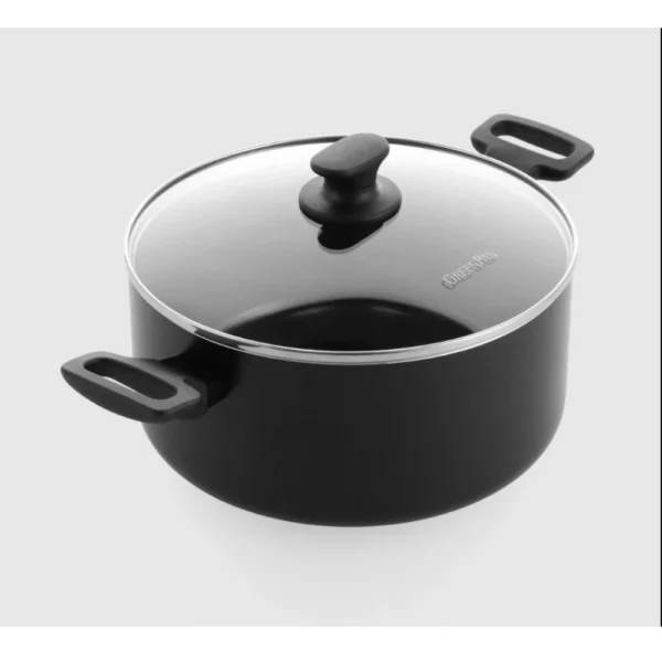 green pan_قدر بغطاء  24 سم / 4.91 لتر