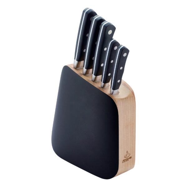 Arshia 6-Piece Knife Set With Wooden Stand – 3550