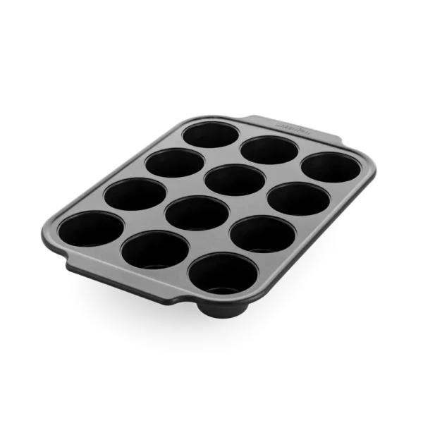 قالب مافن سيراميك أسود 12 كوب-green pan