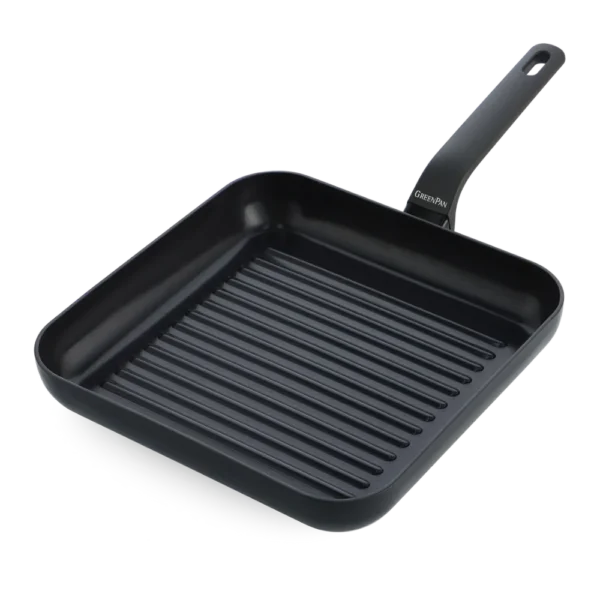 شواية مربعة مفتوحة 28.6 سم-green pan