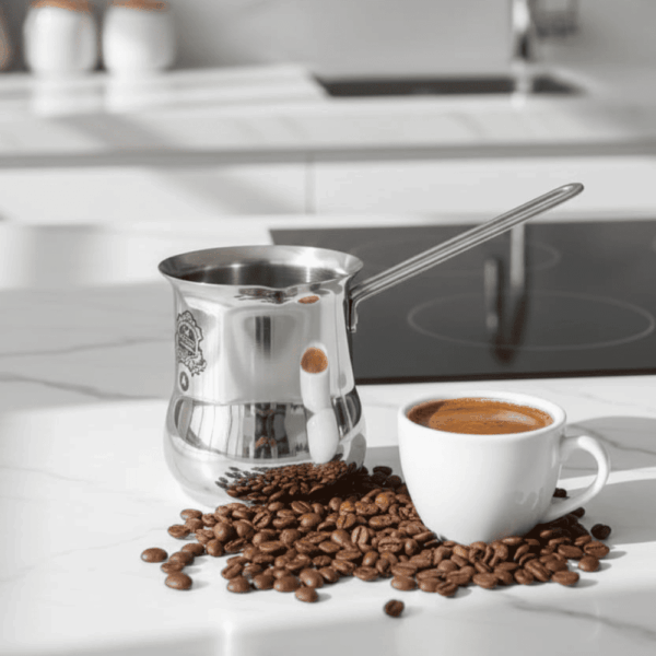 كنكة قهوة ستانلس نيو تريز فردانى كلاسيك -مقاس (4)