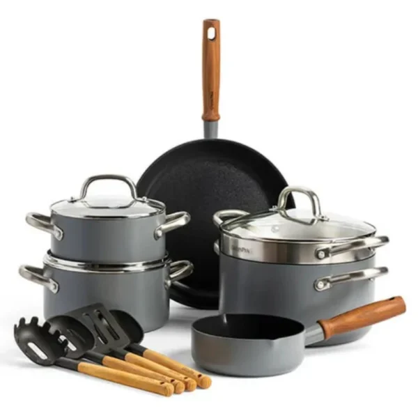 طقم اوانى طهى 13 قطعه -green pan