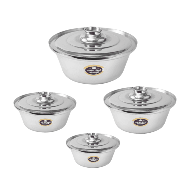 26/32/36/40 طقم حلل شاورما الومنيوم إيفال 4 قطع
