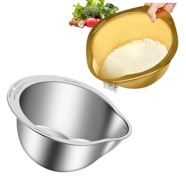 مصفاة غسيل الأرز من الاستانلس استيل 304