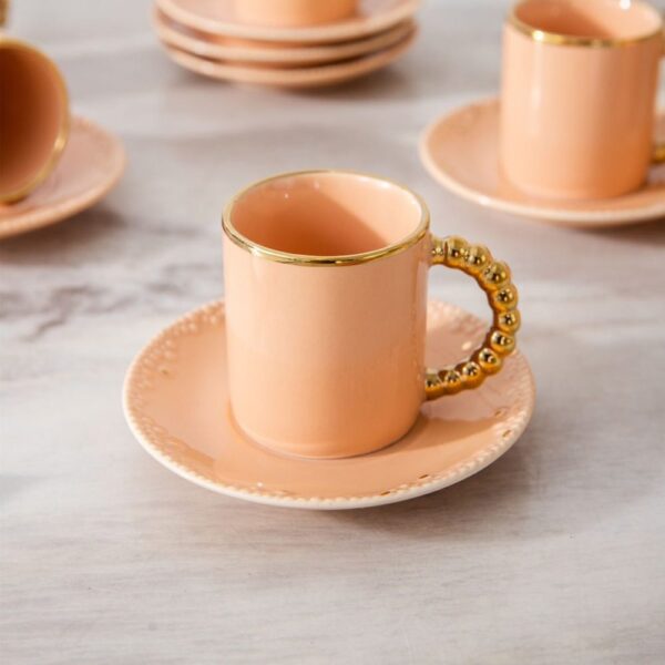 طقم قهوه بالطبق 12 بيرل – كشمير