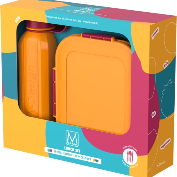 Lunch set 2.1 – Yellow*Marron – Mdesign