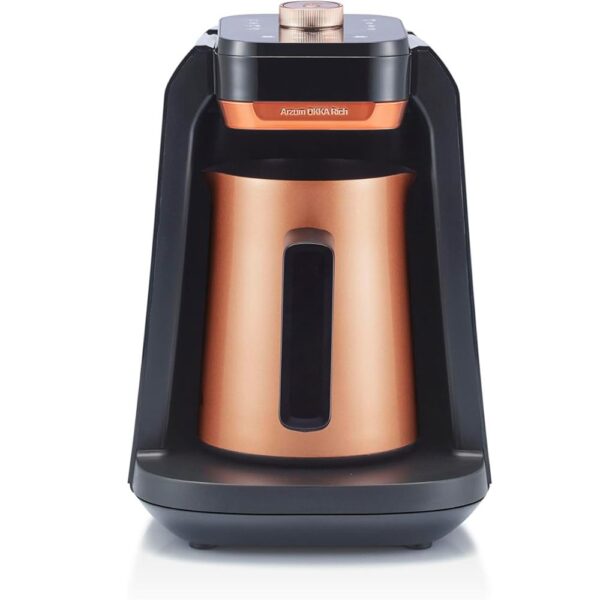 ماكينة قهوة Okka Rich Pro Plus Copper – تجربة تحضير قهوة تركي احترافية بضغطة زر