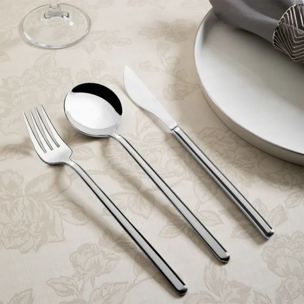 شنطة معالق تركى 89 قطعة – Nehir Sofia Silver Matt