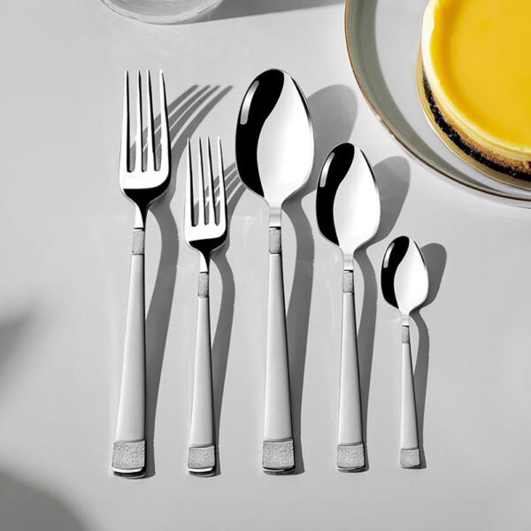 شنطة معالق تركى 89 قطعة – Nehir Dila Silver Matt