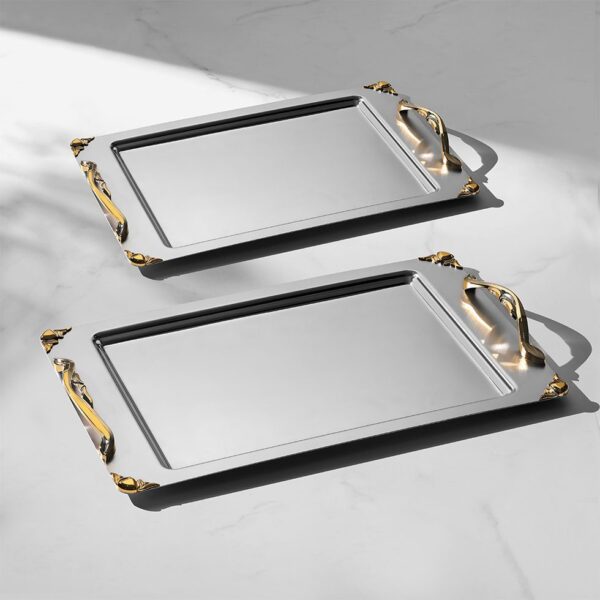 طقم صواني 2 ق – Sare Gold Matt – NEHIR