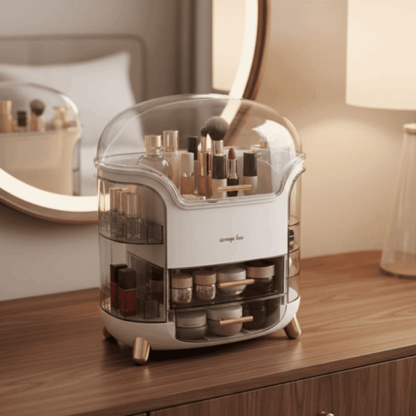 منظم المكياج والتسريحة متعدد الوظائف