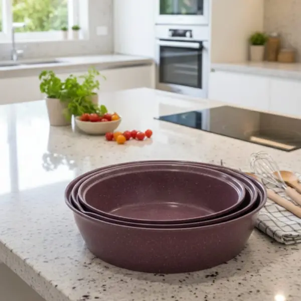 طقم صواني فرن جرانيت 3 قطعه ( 26-28-30 ) MASTER