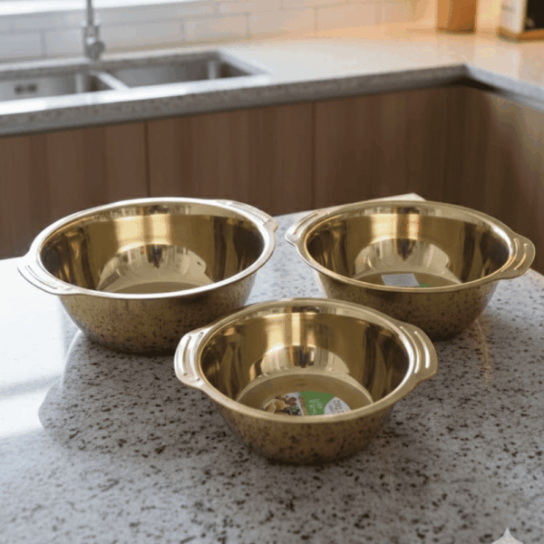 طقم عجان استانلس ايطالى بيد 3 قطعه (26-28-30)