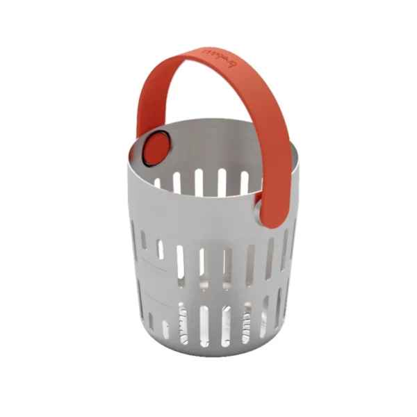 Trebonn Cookinpodpro Coral – سلة طهي  بالبخار والقلي اللون البرتقالي