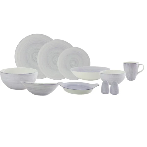 رويال ألفريدو طقم عشاء بورسلين 36 قطعة بنفسجى-ART-PR