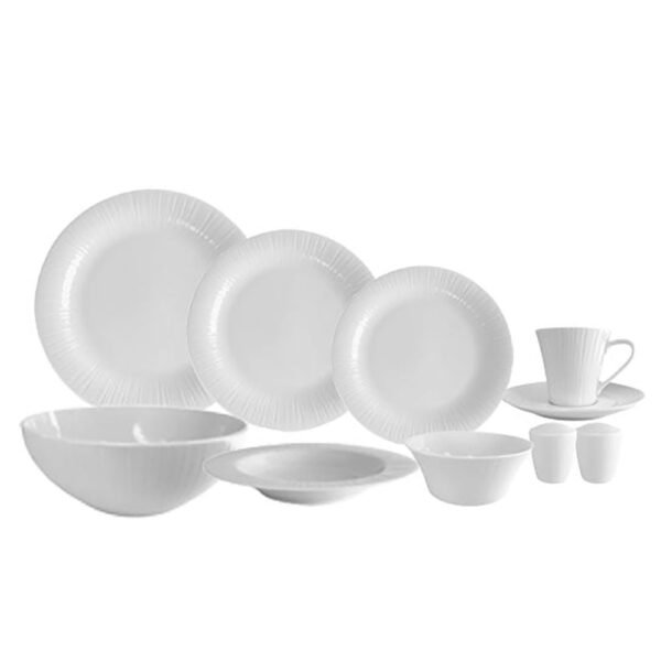 طقم عشاء 40 قطعه ابيض – 1708E – Noritake