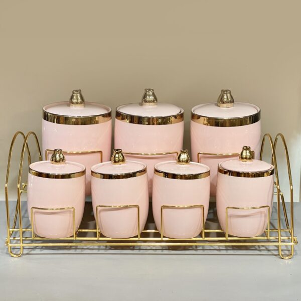 طقم توابل بورسلين – 7 قطعة