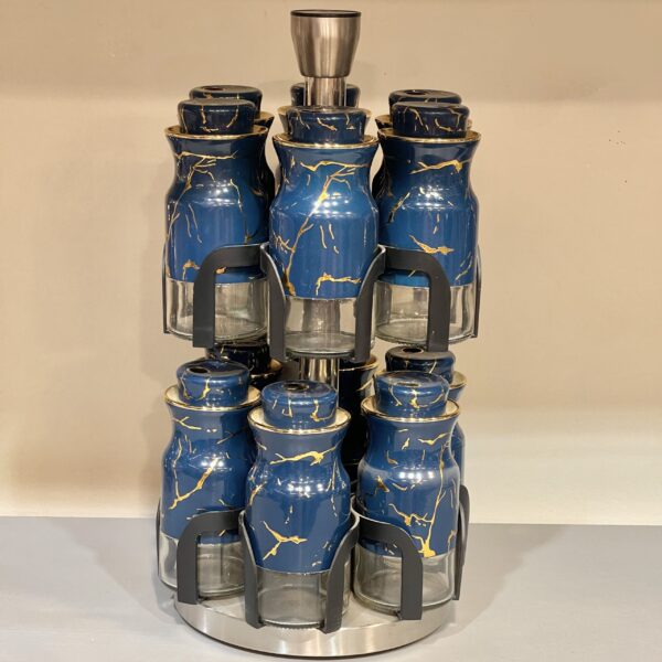 طقم توابل دوار – 12 قطعه