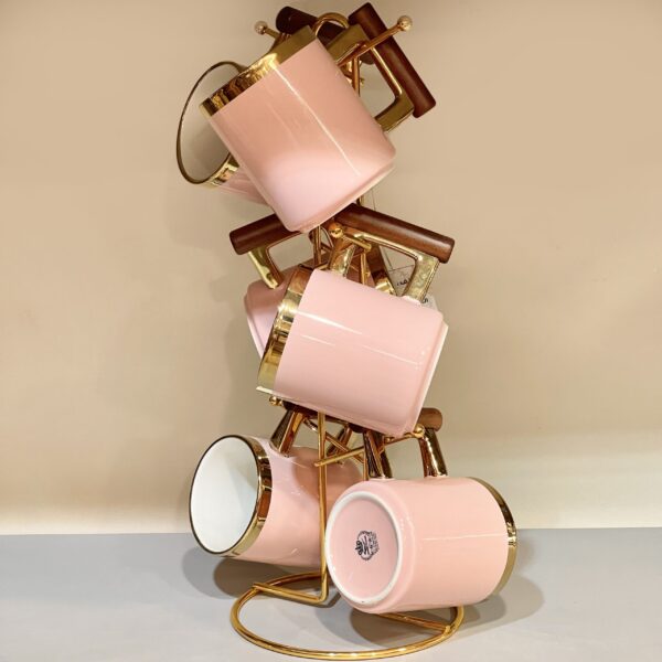 طقم مجات علي حامل – بورسلين