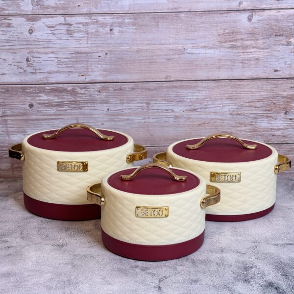 حافظ طعام هندى 3 قطعة – Red