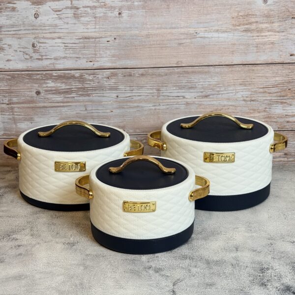 حافظ طعام هندى 3 قطعة –  Navy Blue