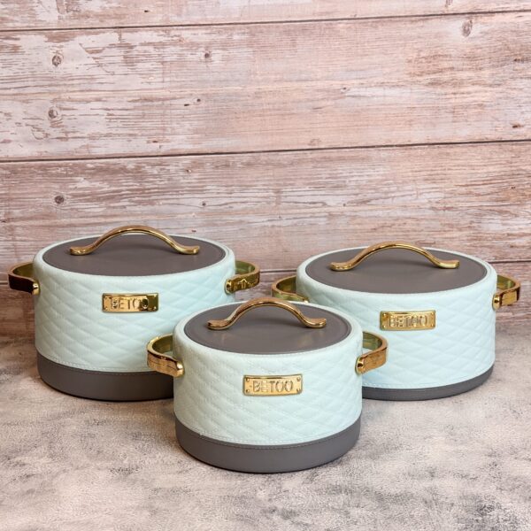 حافظ طعام هندى 3 قطعة – Baby Blue