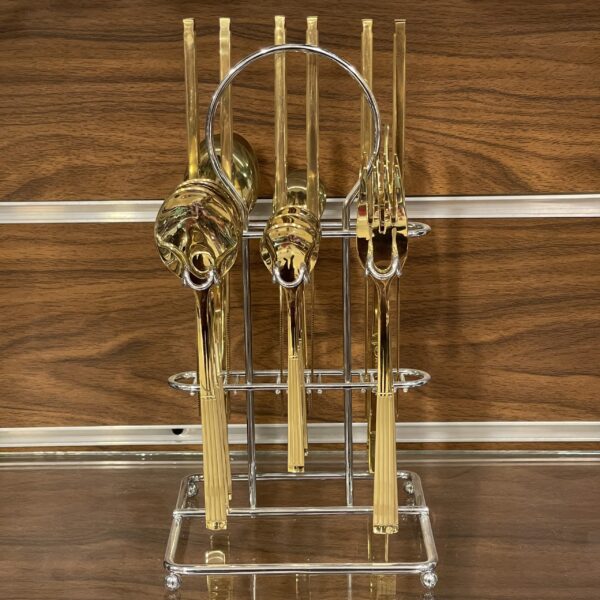 طقم معالق علي حامل ARSHIA