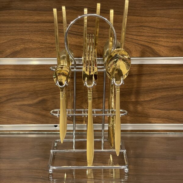 طقم معالق علي حامل ARSHIA