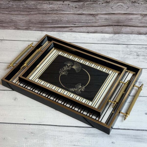 طقم صوانى خشب 2 قطعه – Royal Alfredo – 36S