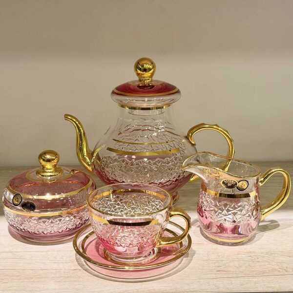 طقم شاى كريستال – H30976