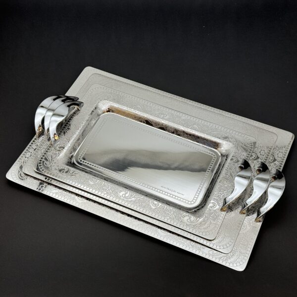 طقم صواني ايطالى 3 قطع – Rect. Peneloppe Inox