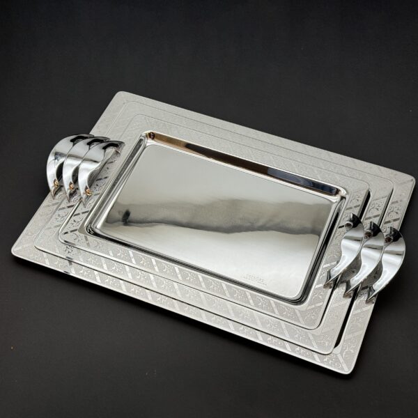 طقم صواني ايطالى 3 قطع – Rect. Melissa Inox