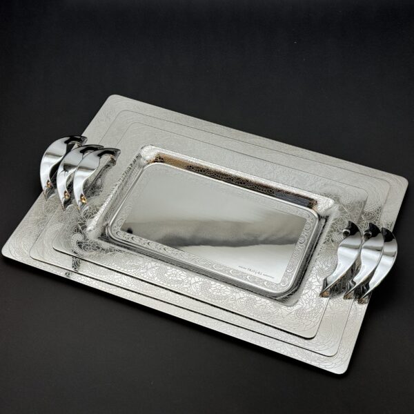 طقم صواني ايطالى 3 قطع – Rect. Pasley Inox